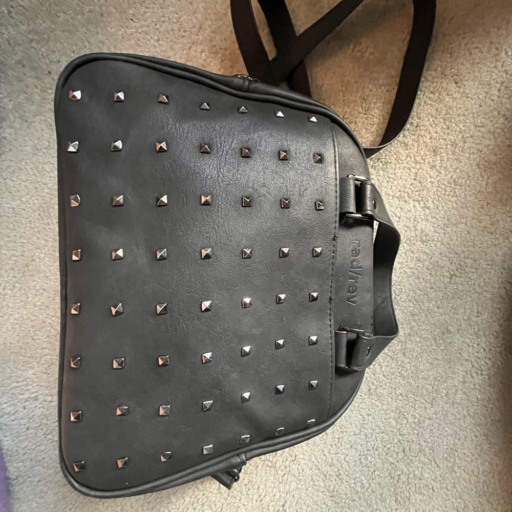 Rad Rev crossbody bag with gun metal detailing
